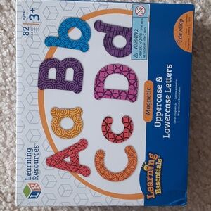 Learning Resources Upper/Lower Case Magnetic Letters - 82 Pc. Set